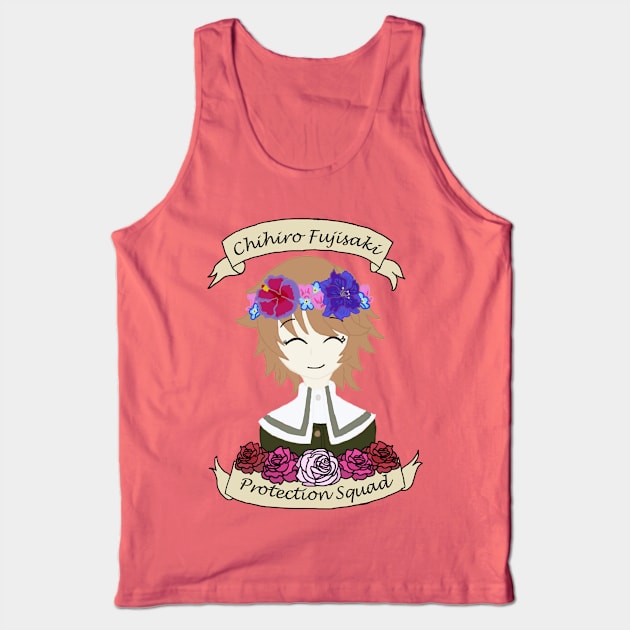 Chihiro Fujisaki Protection Squad Tank Top by SpaceAceKaiju